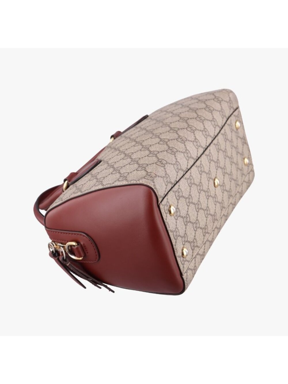 Gucci GG Supreme Beige Brown Leather - Picture 5 of 16